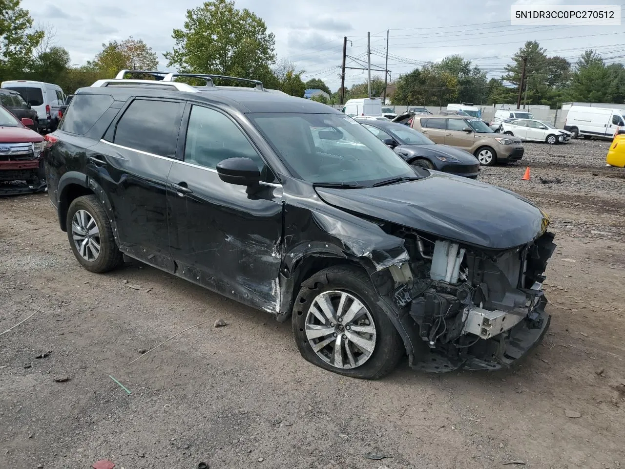 2023 Nissan Pathfinder Sl VIN: 5N1DR3CC0PC270512 Lot: 74232844