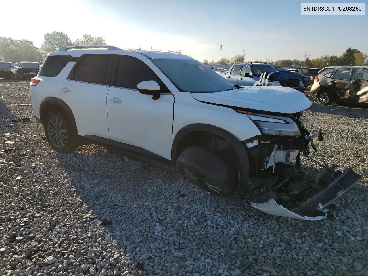 2023 Nissan Pathfinder Sl VIN: 5N1DR3CD1PC203250 Lot: 76383714