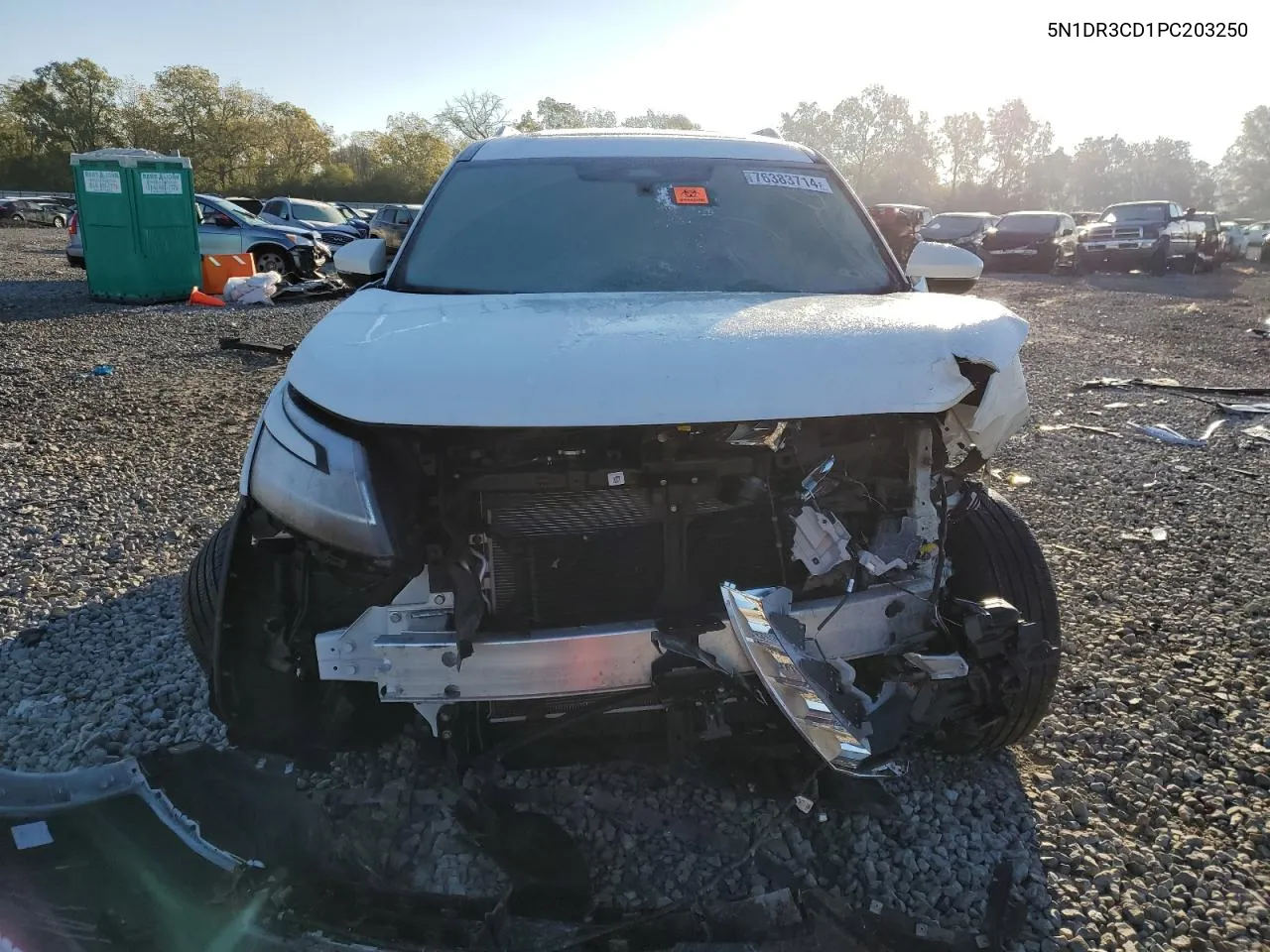 2023 Nissan Pathfinder Sl VIN: 5N1DR3CD1PC203250 Lot: 76383714