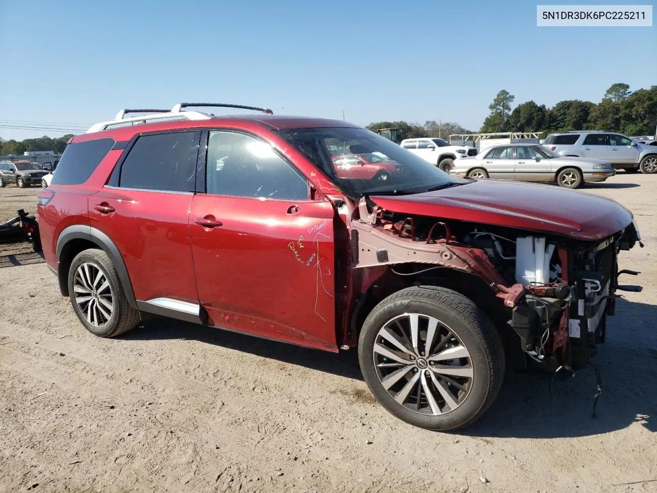 2023 Nissan Pathfinder Platinum VIN: 5N1DR3DK6PC225211 Lot: 77408754