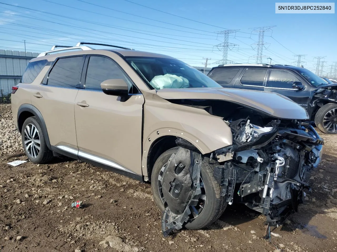 2023 Nissan Pathfinder Platinum VIN: 5N1DR3DJ8PC252840 Lot: 79870684