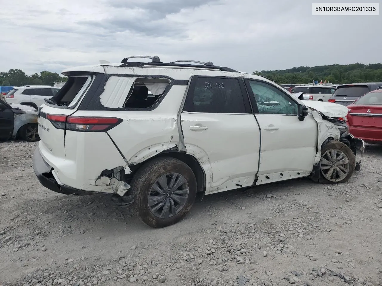 2024 Nissan Pathfinder Sv VIN: 5N1DR3BA9RC201336 Lot: 59538924