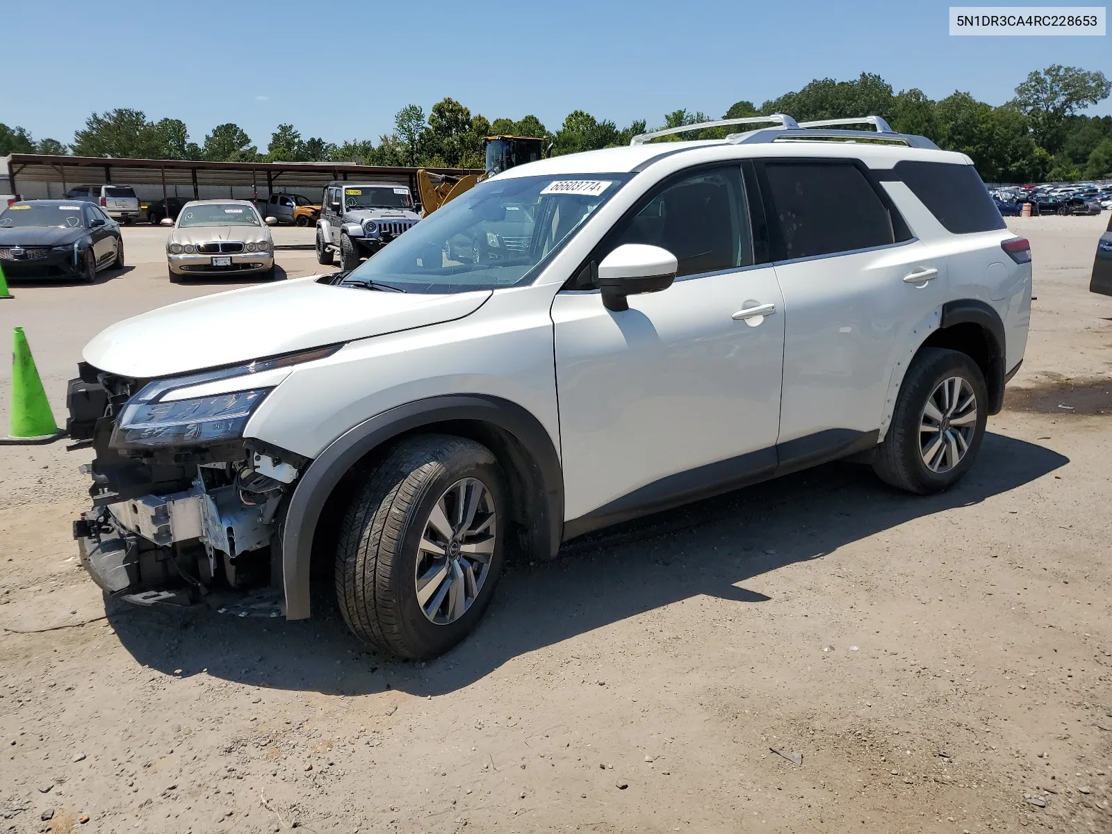 2024 Nissan Pathfinder Sl VIN: 5N1DR3CA4RC228653 Lot: 66603774