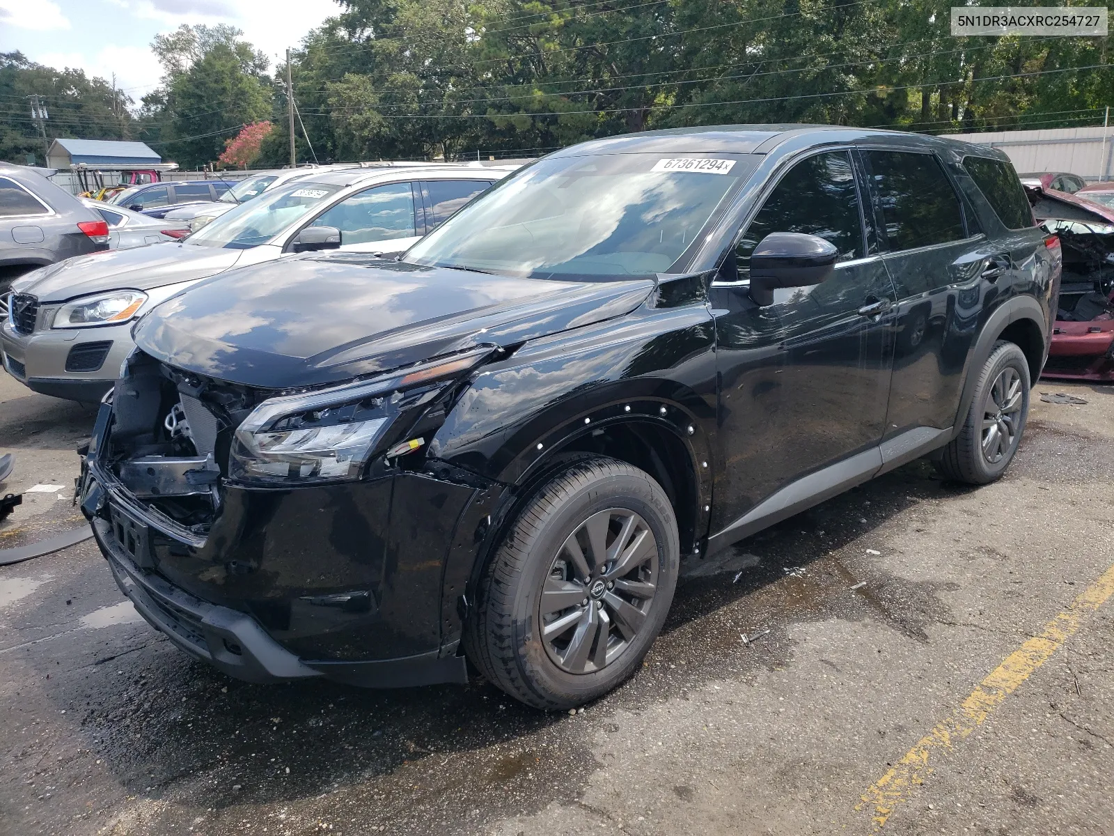 2024 Nissan Pathfinder S VIN: 5N1DR3ACXRC254727 Lot: 67361294