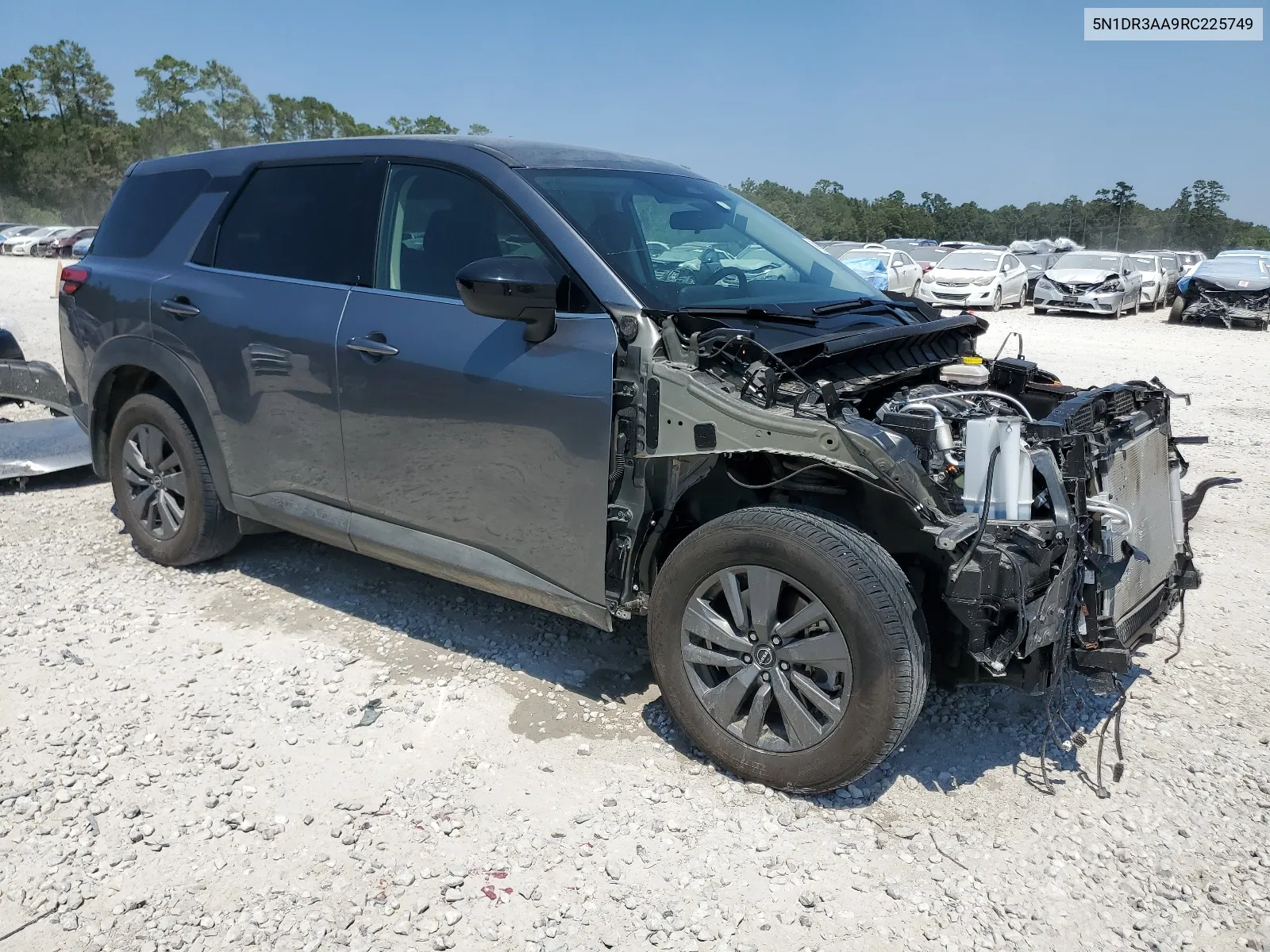 2024 Nissan Pathfinder S VIN: 5N1DR3AA9RC225749 Lot: 68127344