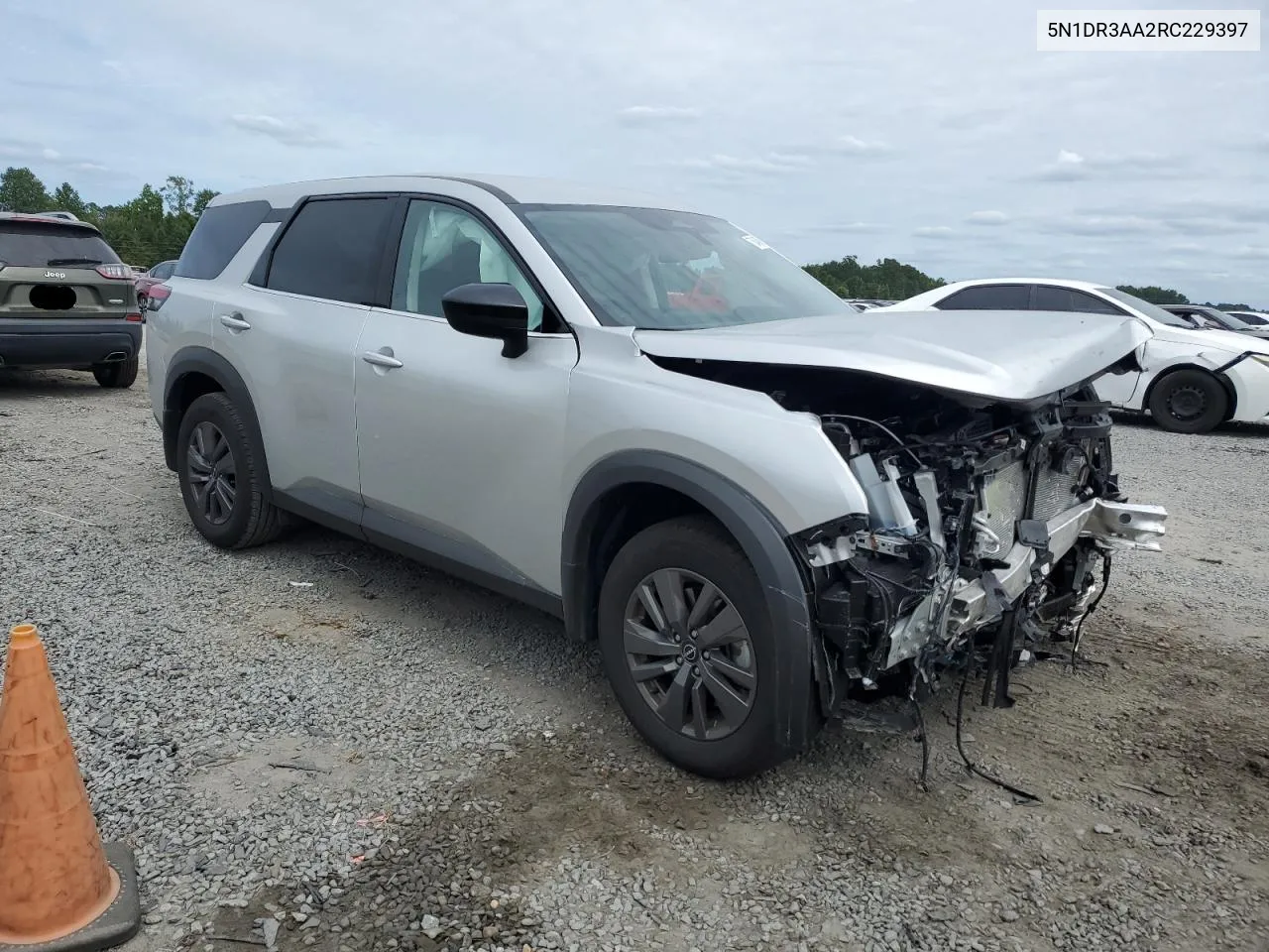 2024 Nissan Pathfinder S VIN: 5N1DR3AA2RC229397 Lot: 70648084