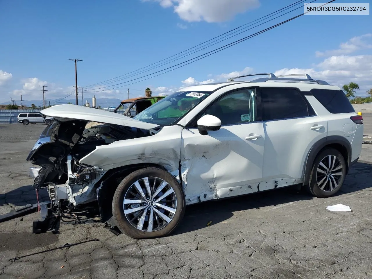 2024 Nissan Pathfinder Platinum VIN: 5N1DR3DG5RC232794 Lot: 71669884