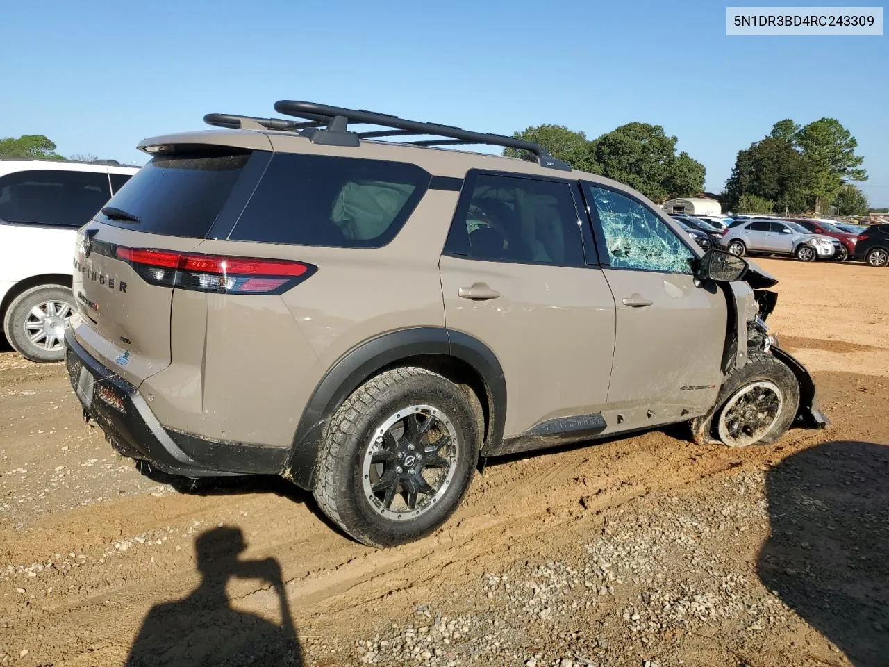 2024 Nissan Pathfinder Rock Creek VIN: 5N1DR3BD4RC243309 Lot: 74275014