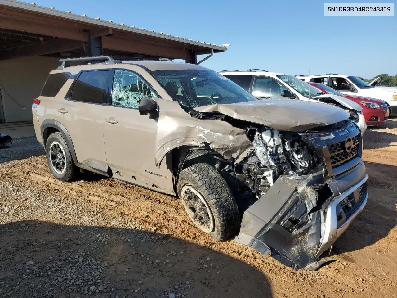 2024 Nissan Pathfinder Rock Creek VIN: 5N1DR3BD4RC243309 Lot: 74275014