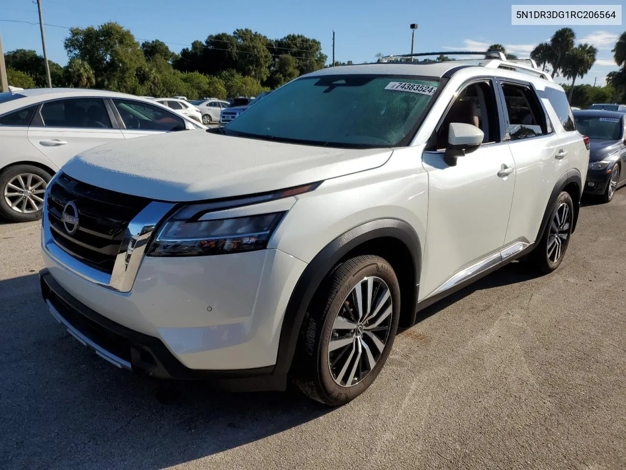 2024 Nissan Pathfinder Platinum VIN: 5N1DR3DG1RC206564 Lot: 74383524