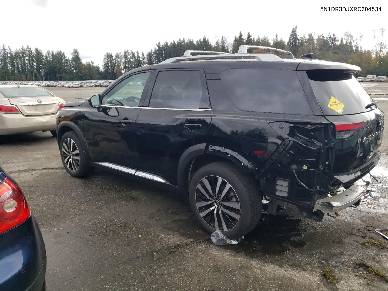 2024 Nissan Pathfinder Platinum VIN: 5N1DR3DJXRC204534 Lot: 76081874