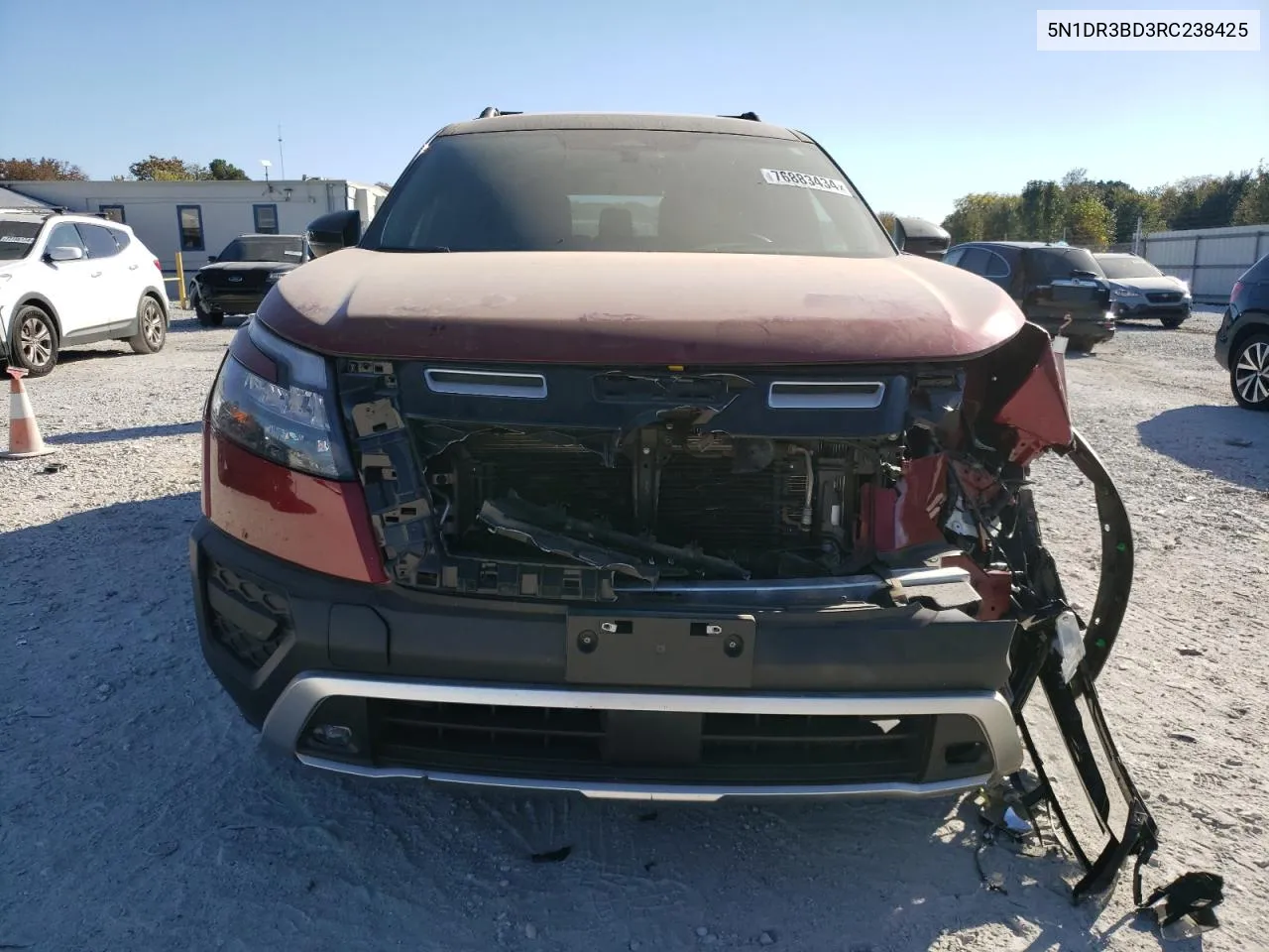 2024 Nissan Pathfinder Rock Creek VIN: 5N1DR3BD3RC238425 Lot: 76883434