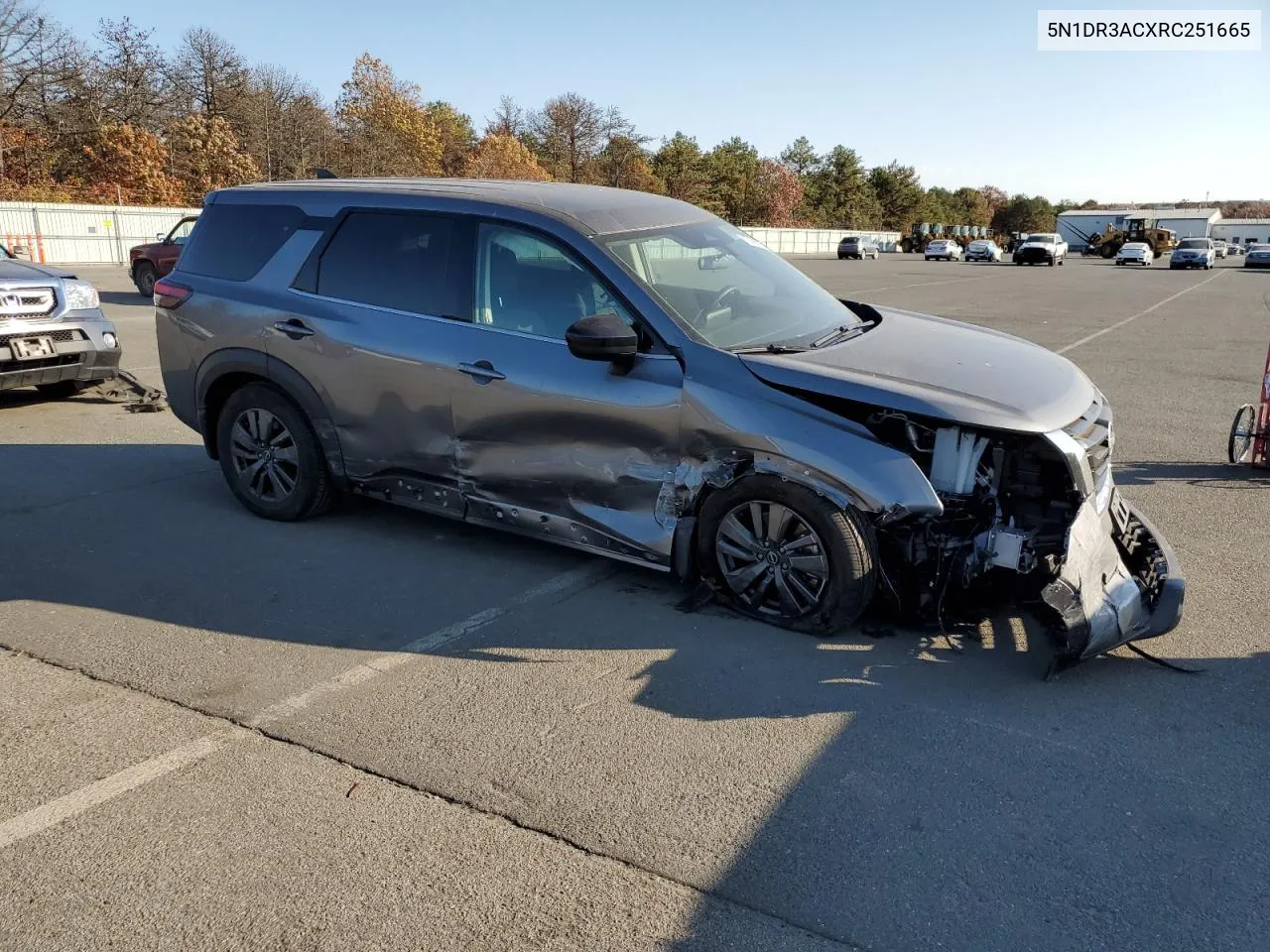 2024 Nissan Pathfinder S VIN: 5N1DR3ACXRC251665 Lot: 77466514