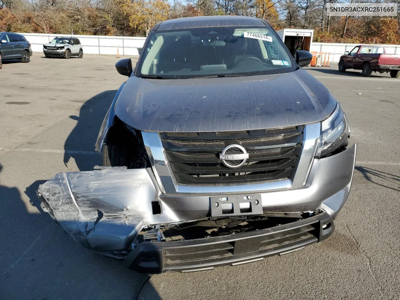 2024 Nissan Pathfinder S VIN: 5N1DR3ACXRC251665 Lot: 77466514