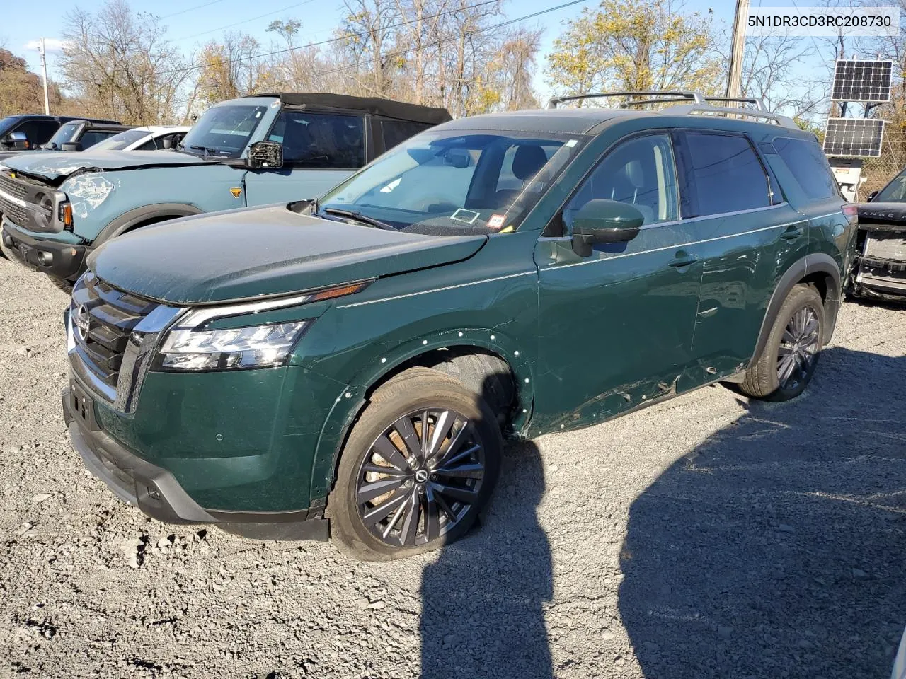 2024 Nissan Pathfinder Sl VIN: 5N1DR3CD3RC208730 Lot: 78830734