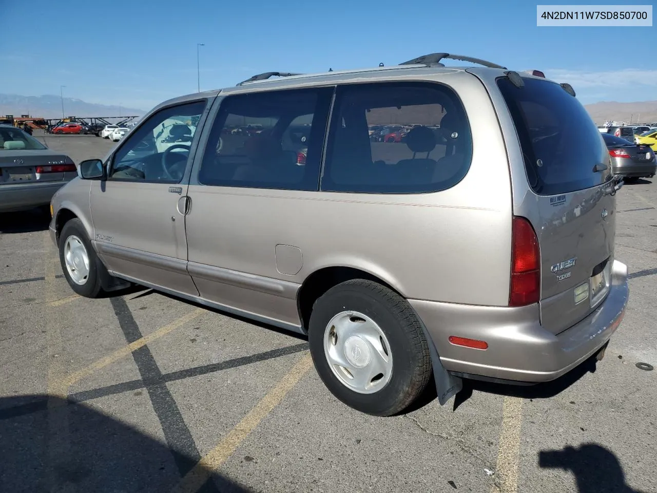 1995 Nissan Quest Xe VIN: 4N2DN11W7SD850700 Lot: 78736054