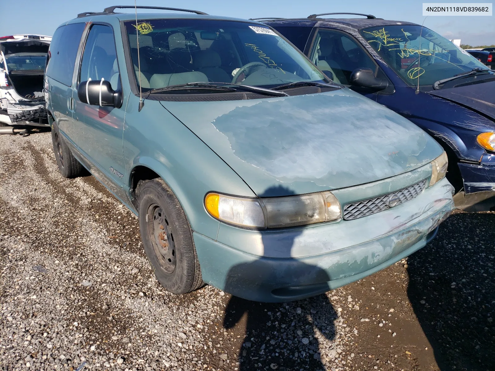 1997 Nissan Quest Xe VIN: 4N2DN1118VD839682 Lot: 58299874