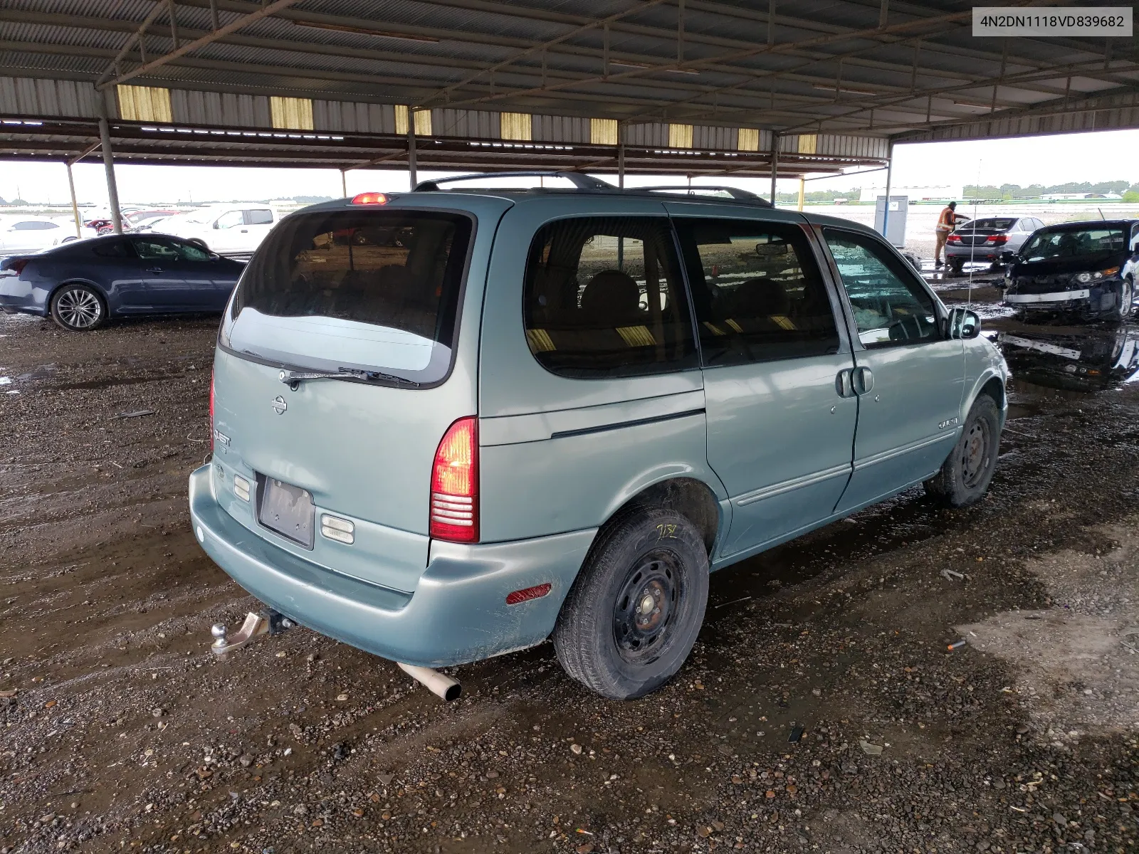 1997 Nissan Quest Xe VIN: 4N2DN1118VD839682 Lot: 58299874