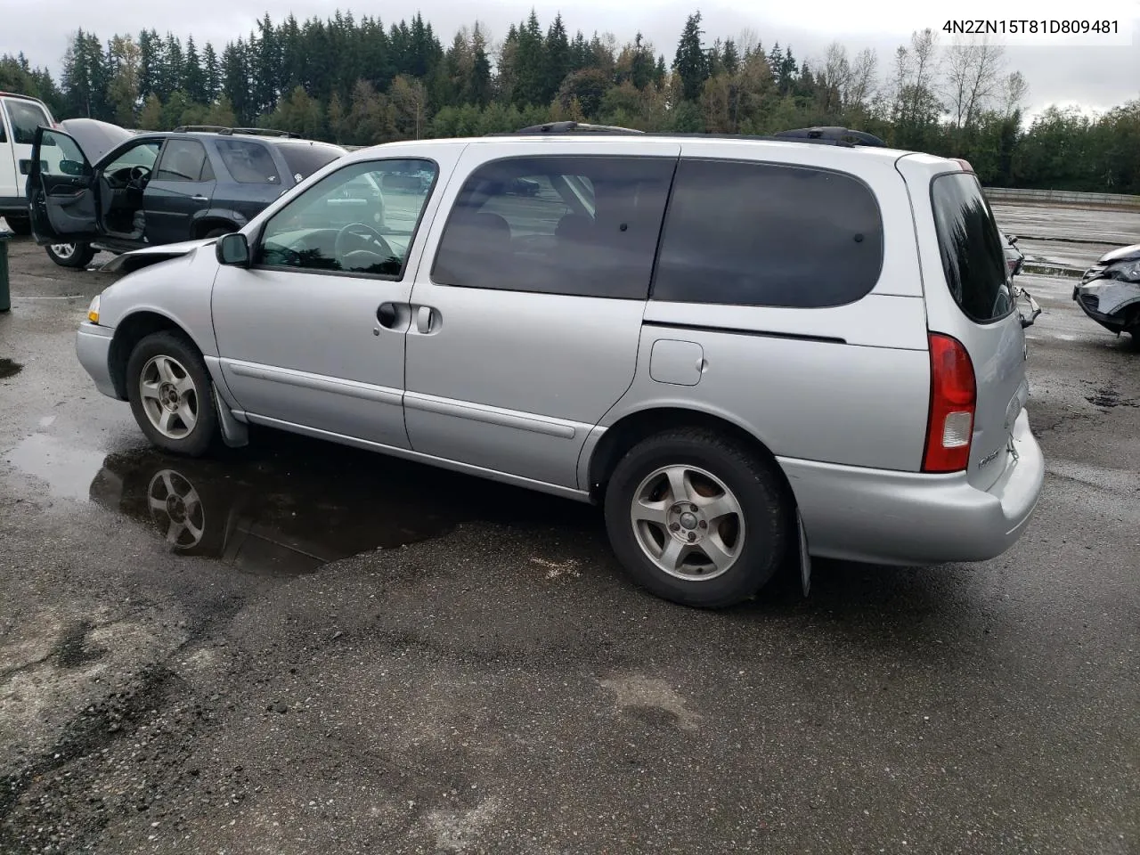 2001 Nissan Quest Gxe VIN: 4N2ZN15T81D809481 Lot: 74615054