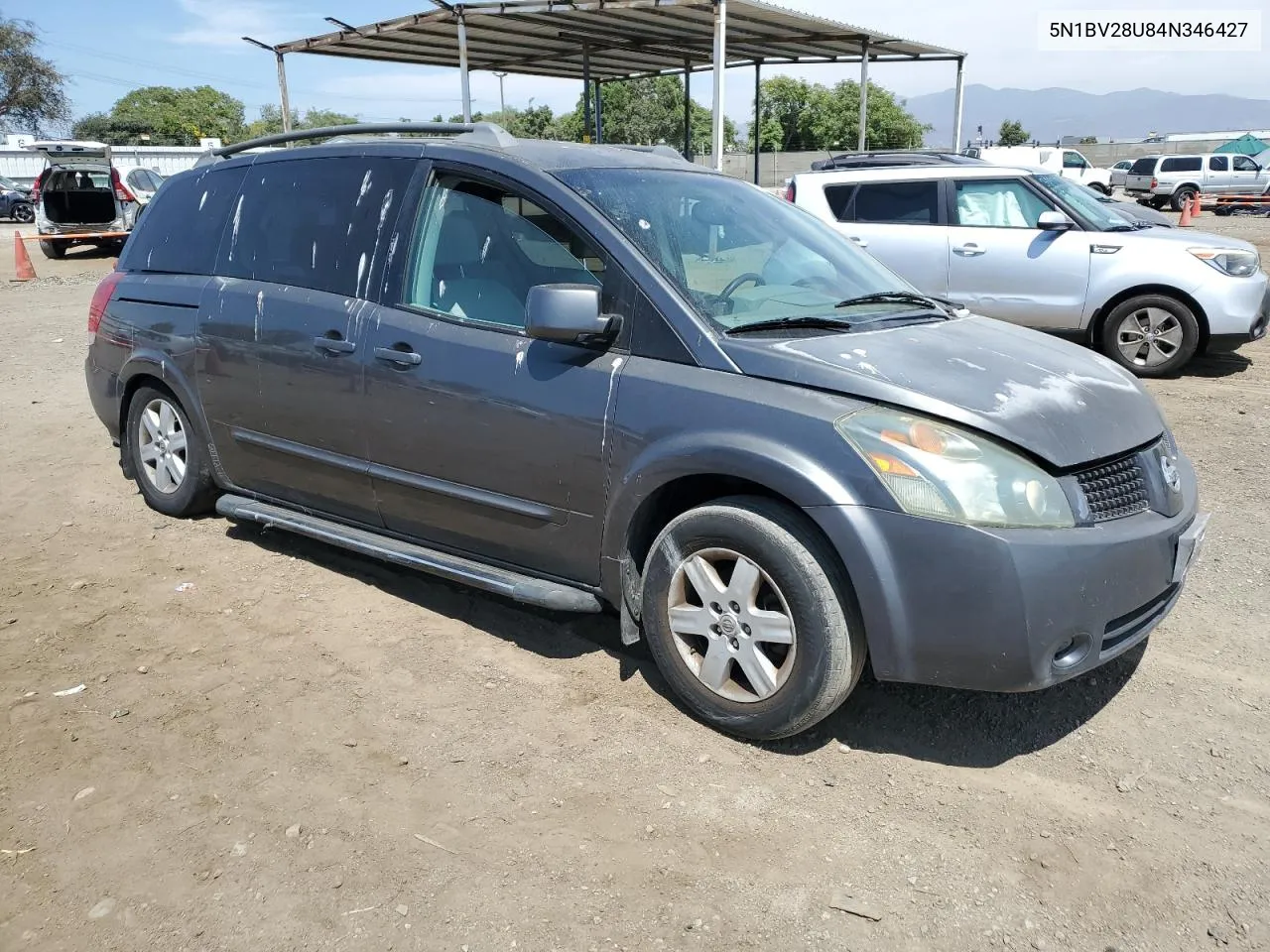 2004 Nissan Quest S VIN: 5N1BV28U84N346427 Lot: 67478074