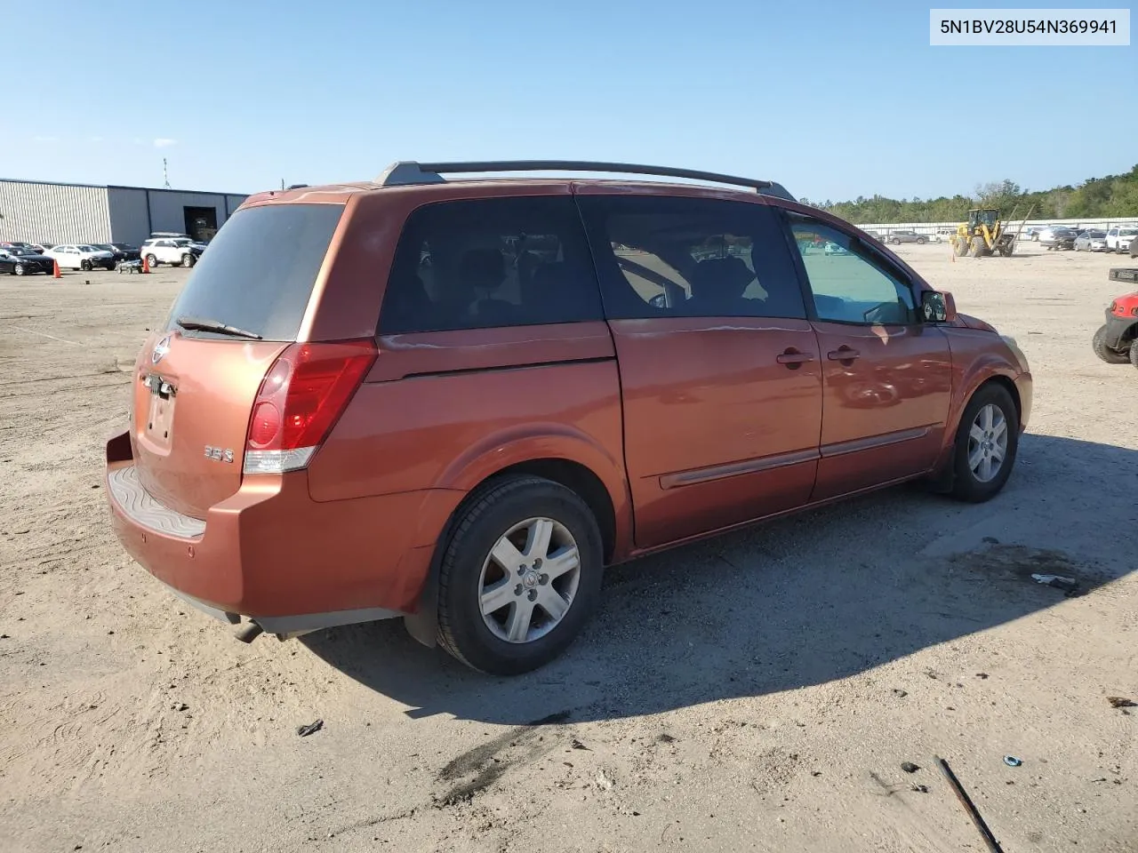 2004 Nissan Quest S VIN: 5N1BV28U54N369941 Lot: 68050574