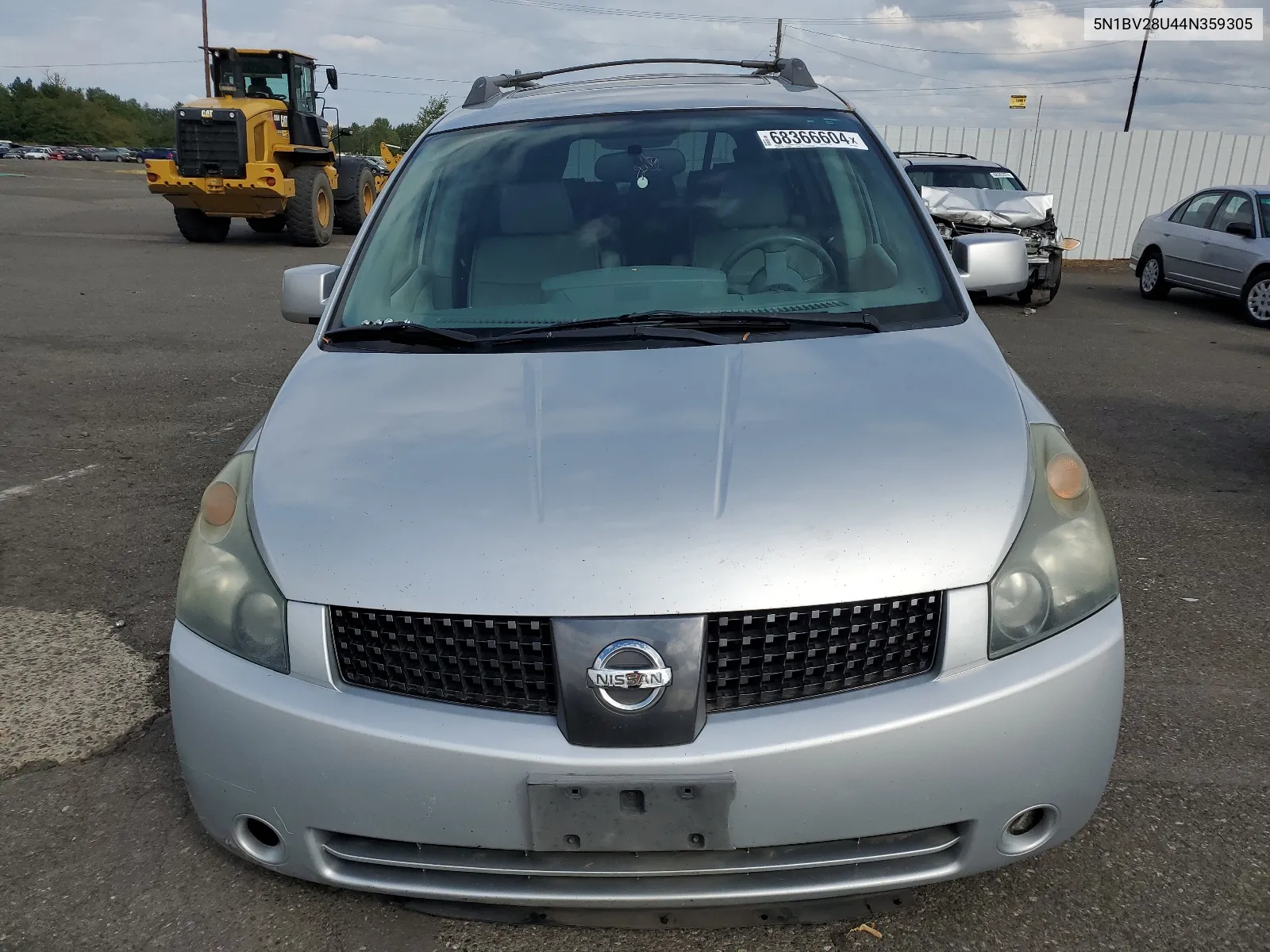 2004 Nissan Quest S VIN: 5N1BV28U44N359305 Lot: 68366604