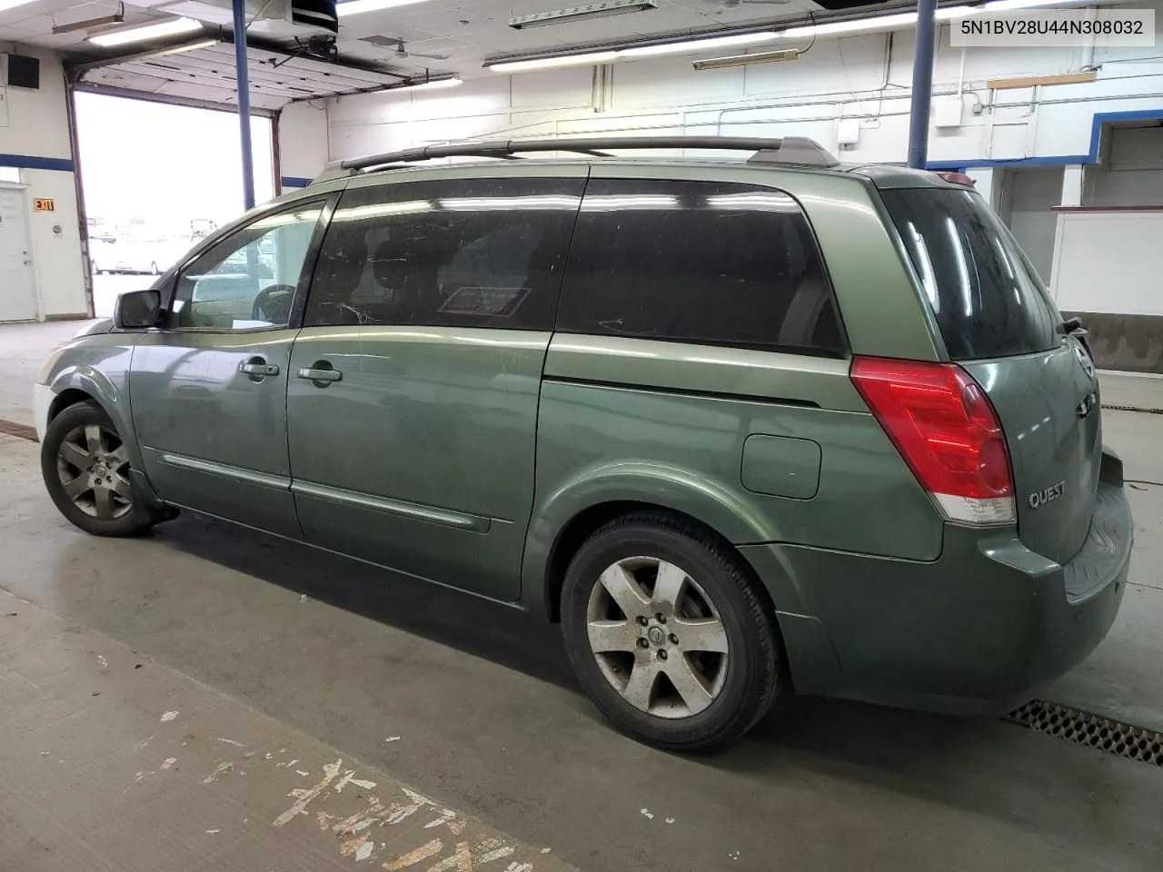 2004 Nissan Quest S VIN: 5N1BV28U44N308032 Lot: 73157214