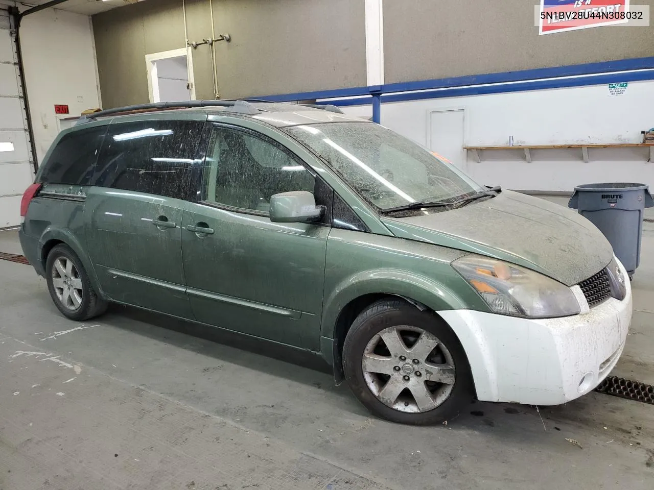 2004 Nissan Quest S VIN: 5N1BV28U44N308032 Lot: 73157214