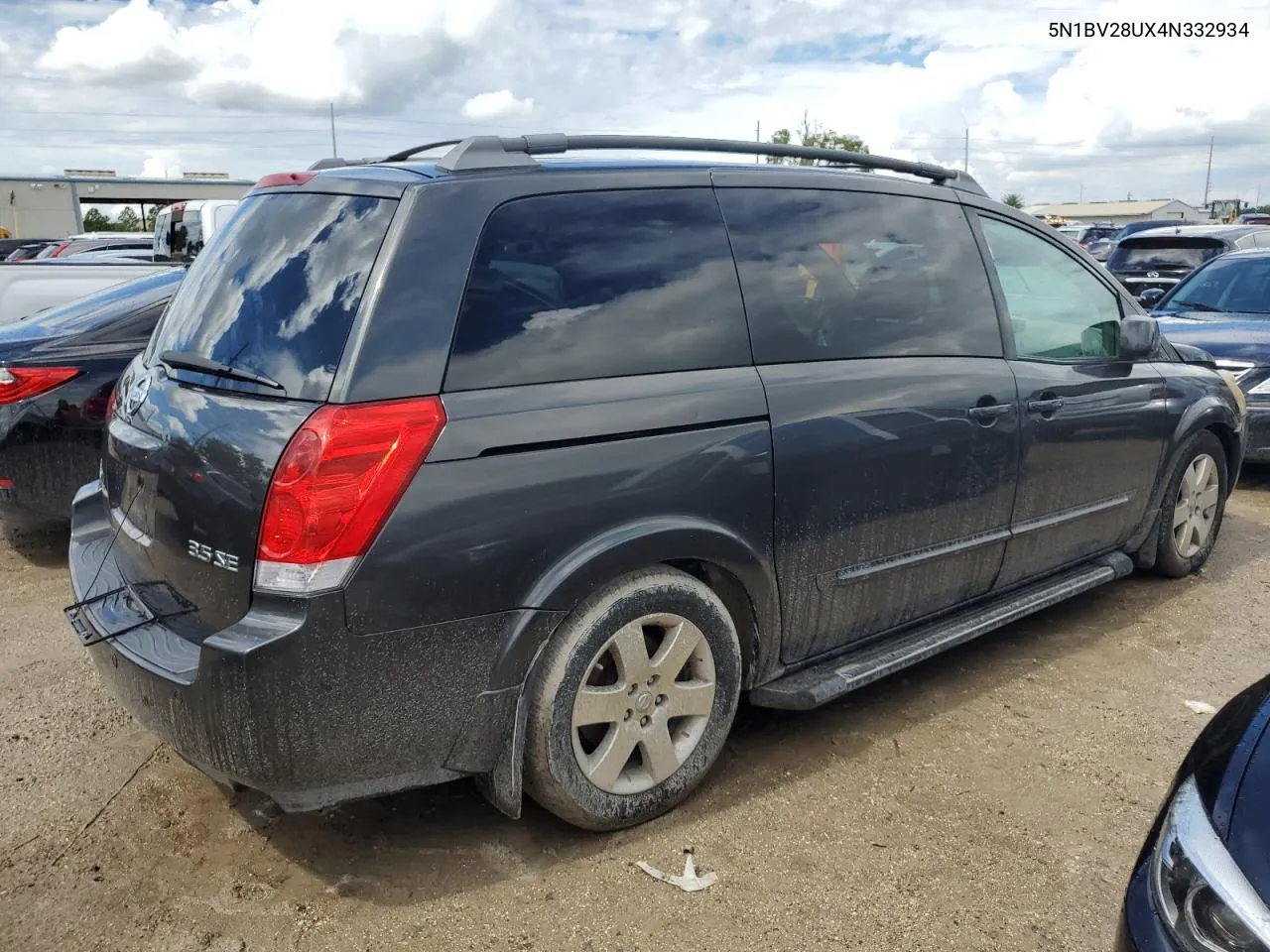 2004 Nissan Quest S VIN: 5N1BV28UX4N332934 Lot: 74144074