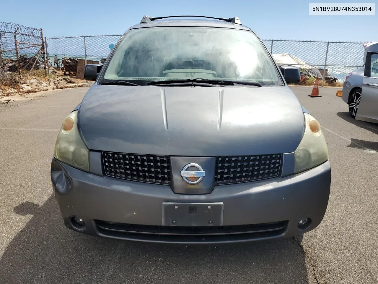 2004 Nissan Quest S VIN: 5N1BV28U74N353014 Lot: 76980674