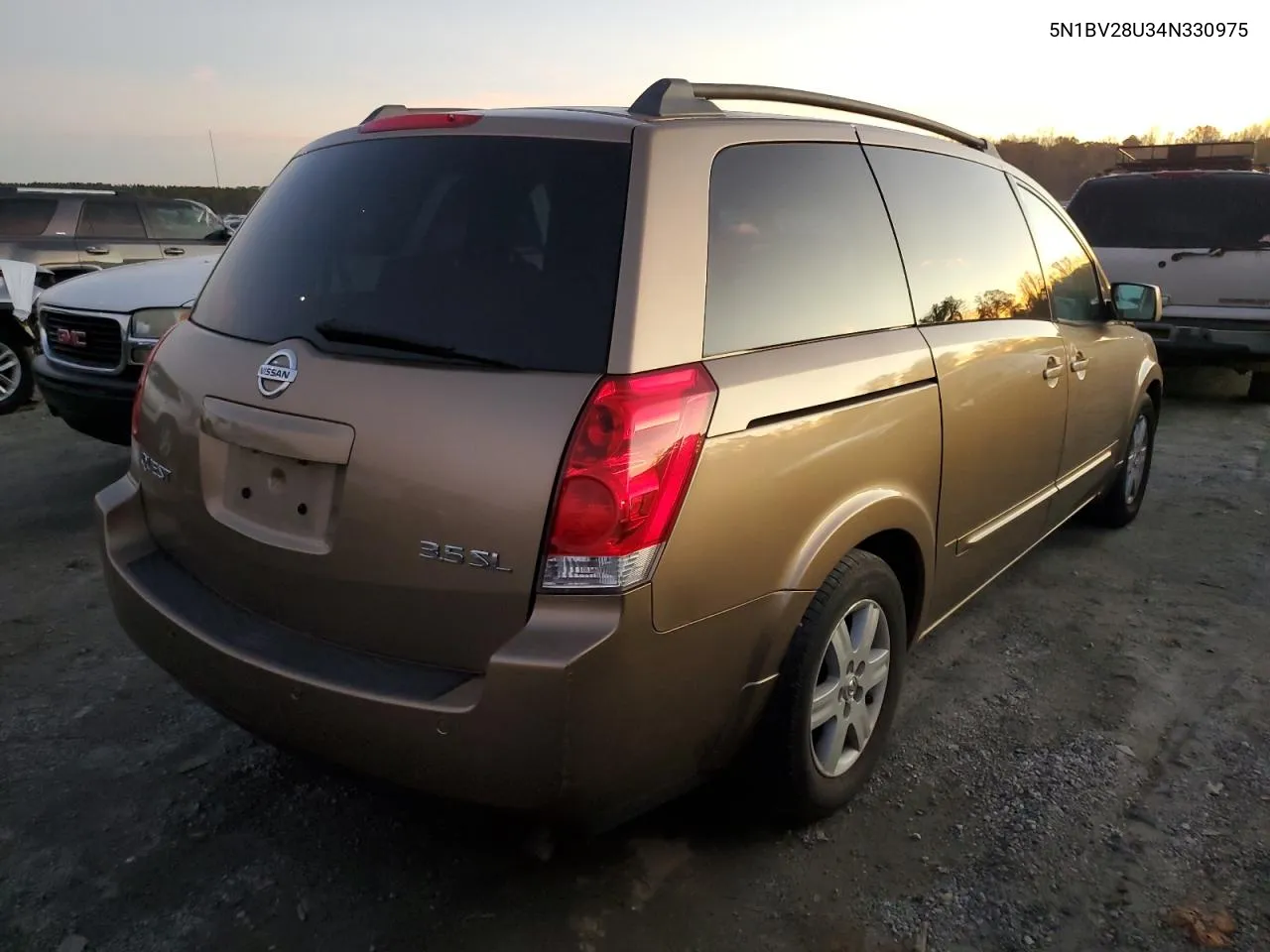 2004 Nissan Quest S VIN: 5N1BV28U34N330975 Lot: 79679994