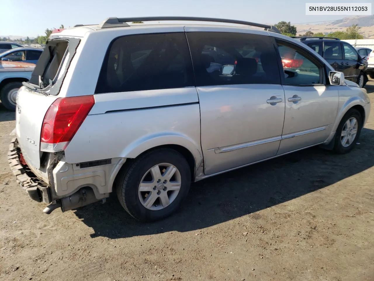 2005 Nissan Quest S VIN: 5N1BV28U55N112053 Lot: 61346863