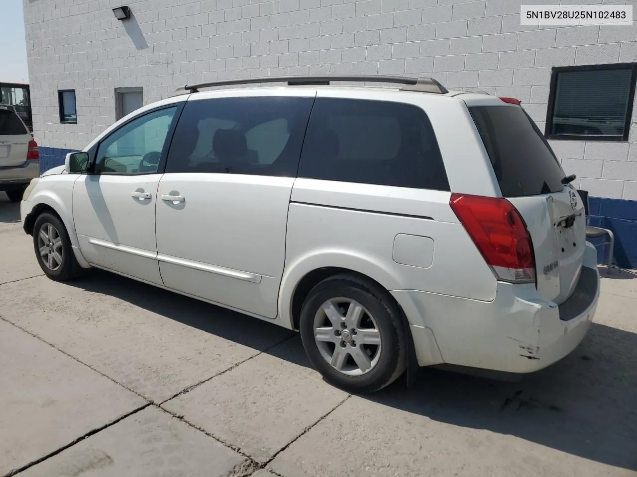 2005 Nissan Quest S VIN: 5N1BV28U25N102483 Lot: 69293754