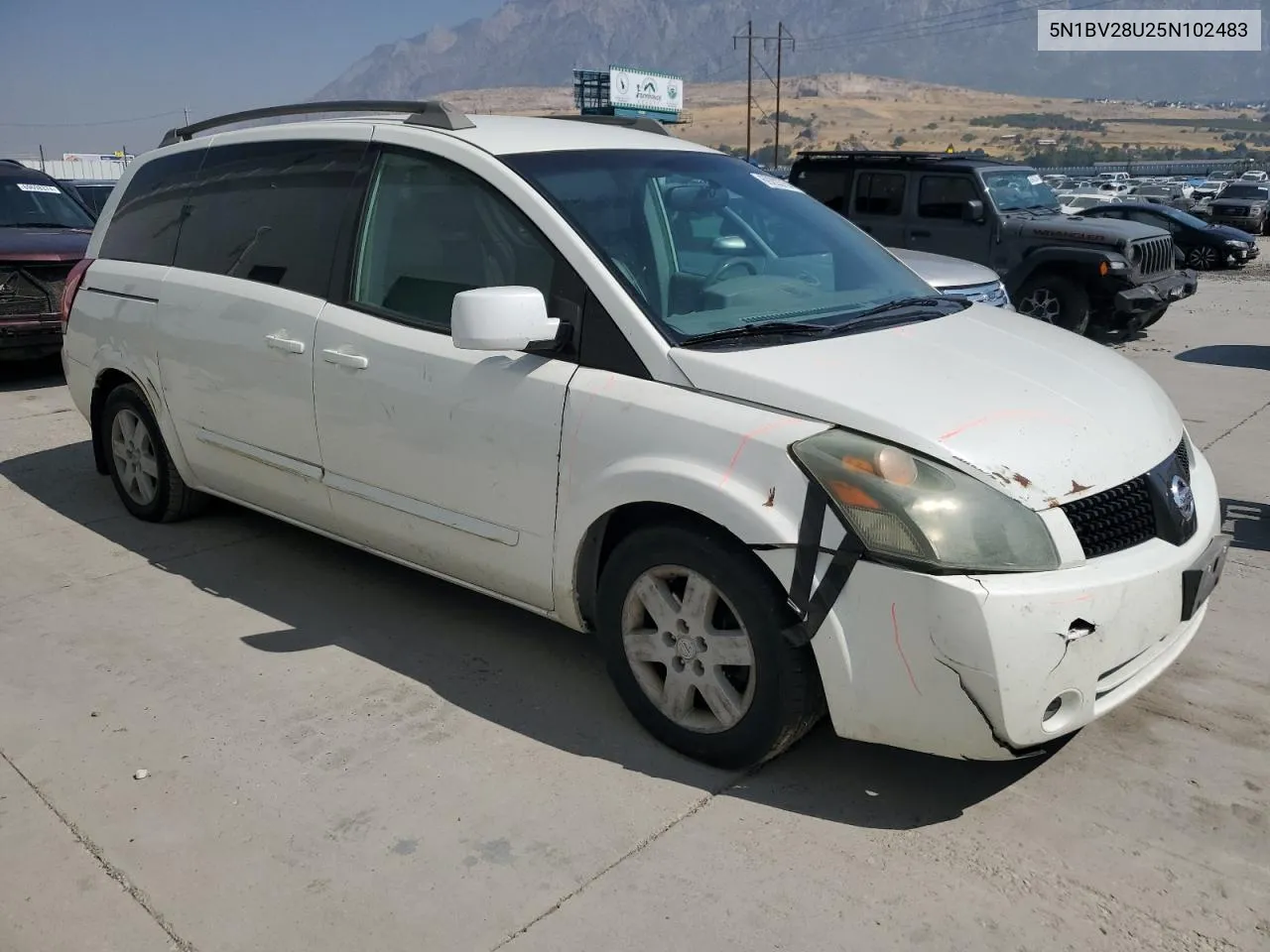 5N1BV28U25N102483 2005 Nissan Quest S