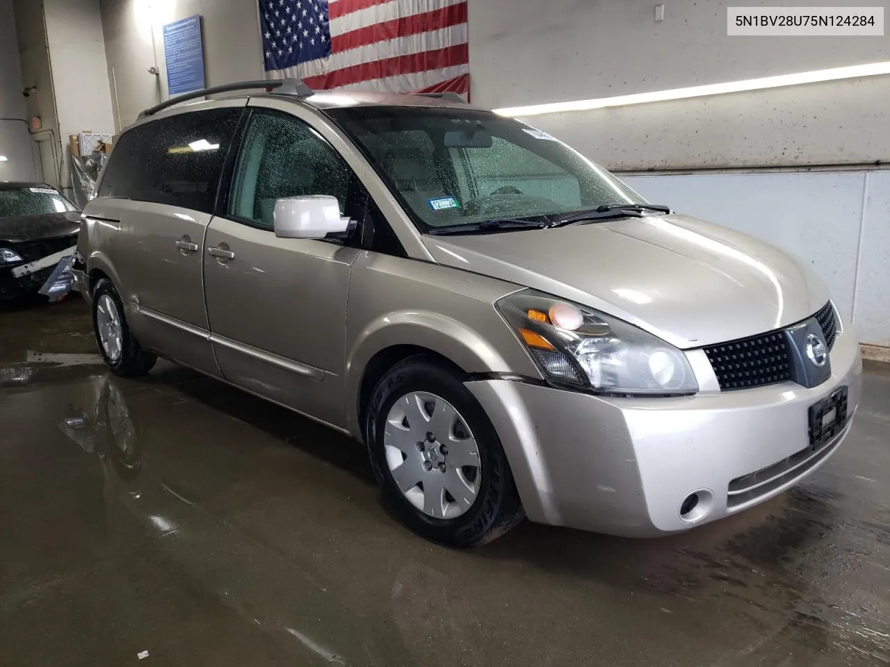 2005 Nissan Quest S VIN: 5N1BV28U75N124284 Lot: 78044474