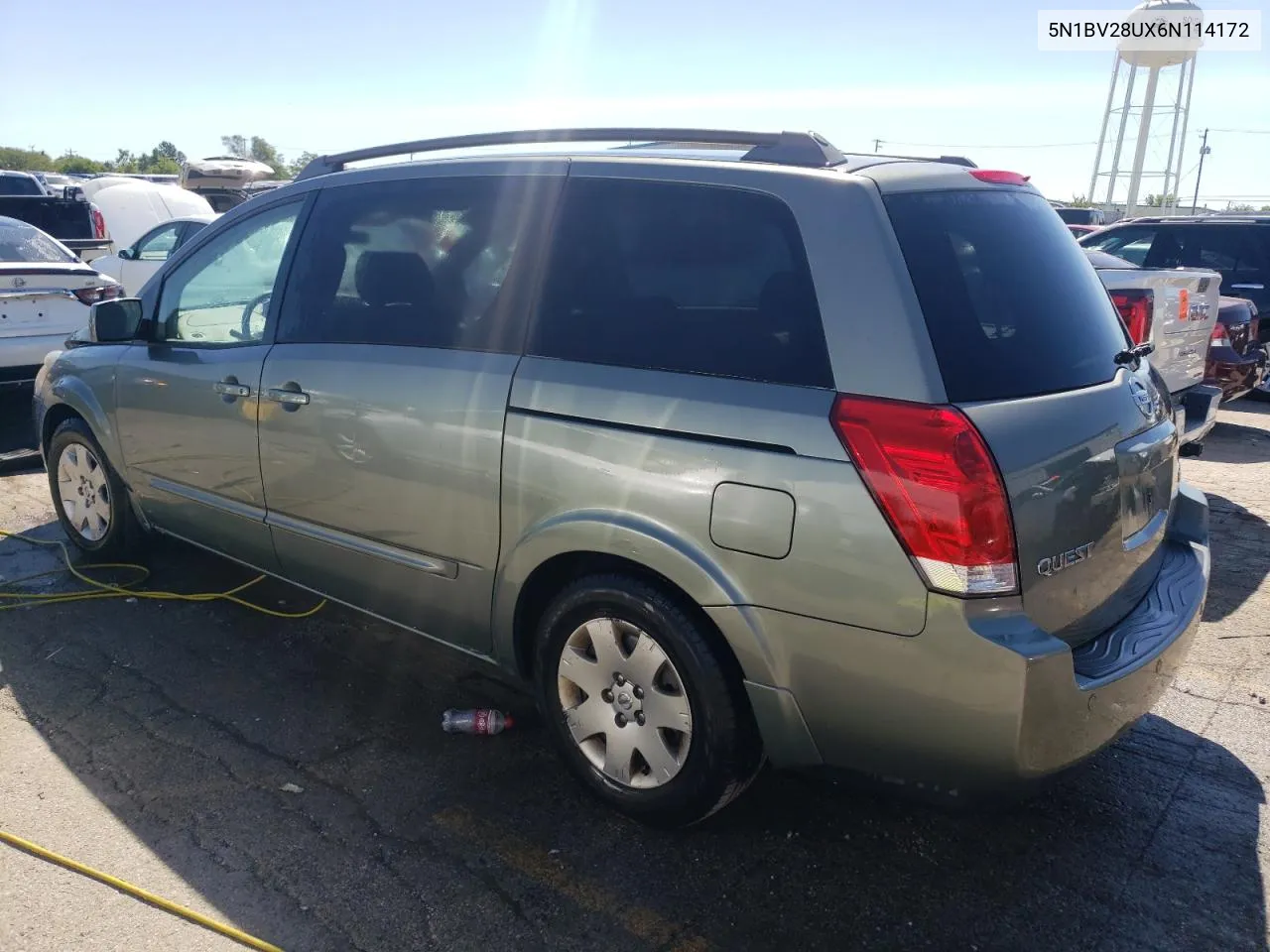 2006 Nissan Quest S VIN: 5N1BV28UX6N114172 Lot: 69837834