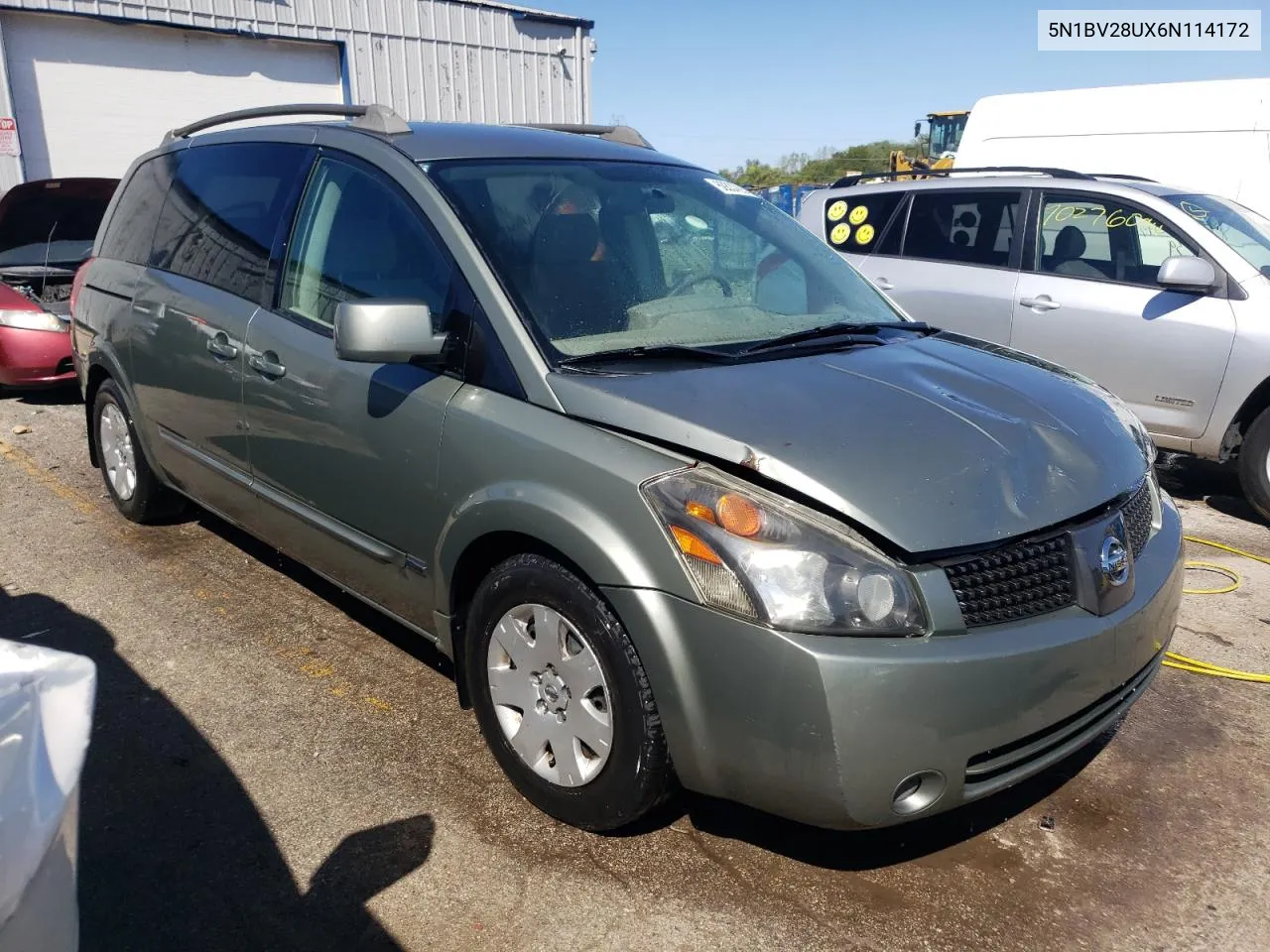 5N1BV28UX6N114172 2006 Nissan Quest S