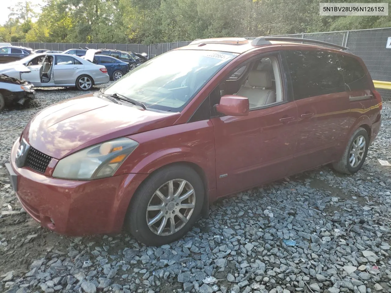 5N1BV28U96N126152 2006 Nissan Quest S