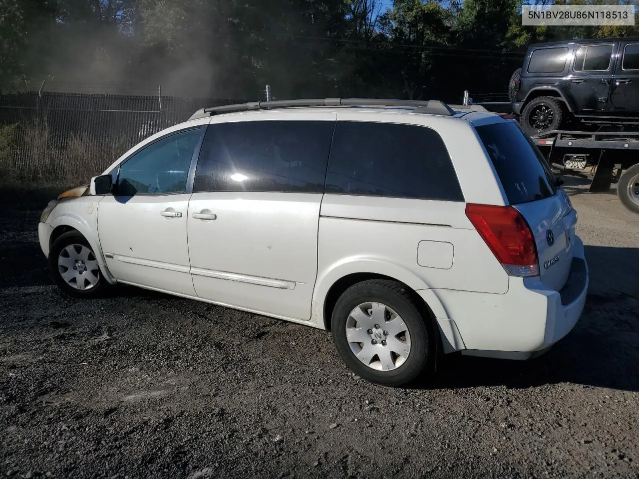 2006 Nissan Quest S VIN: 5N1BV28U86N118513 Lot: 76749234