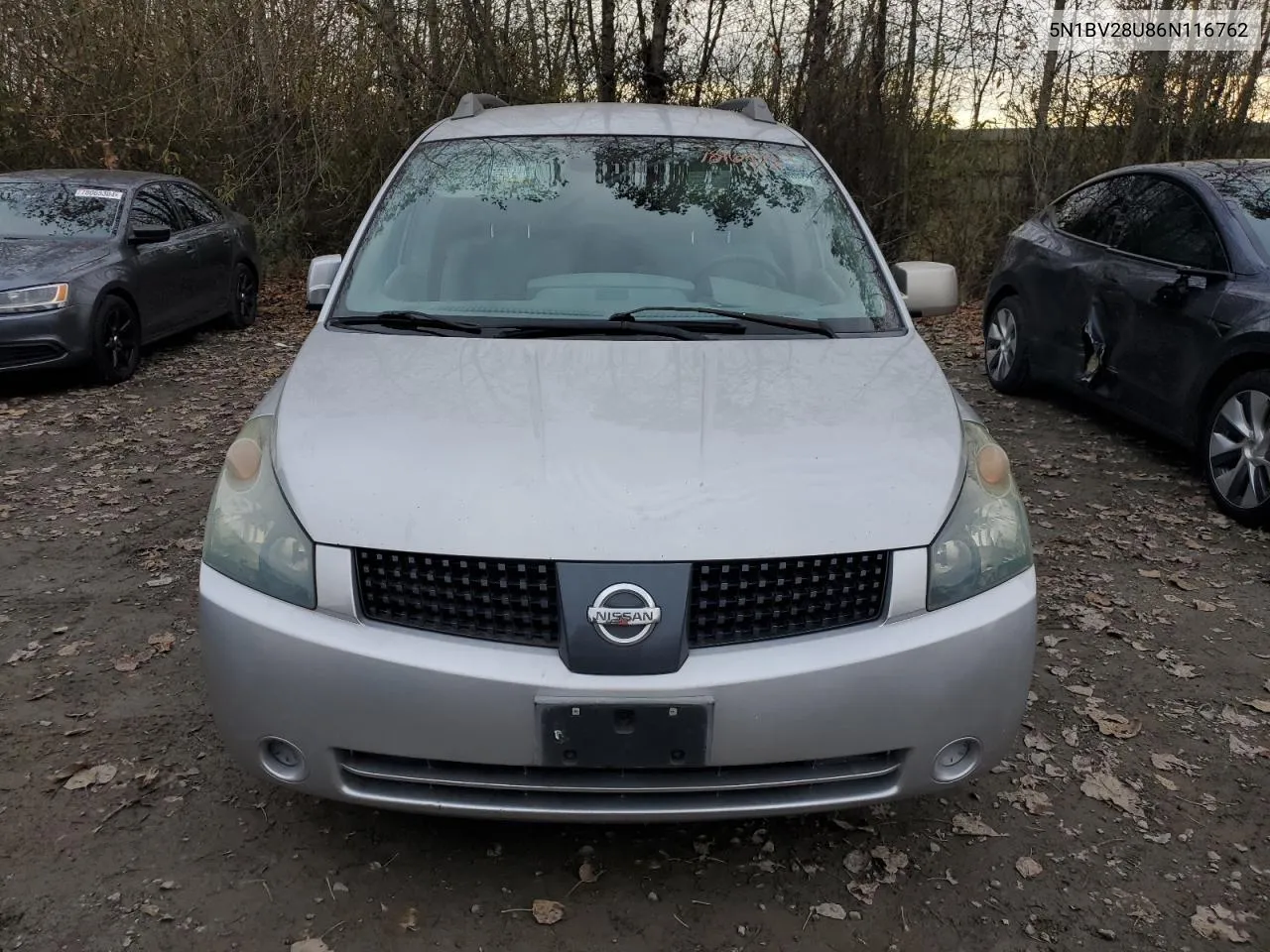 2006 Nissan Quest S VIN: 5N1BV28U86N116762 Lot: 78164324