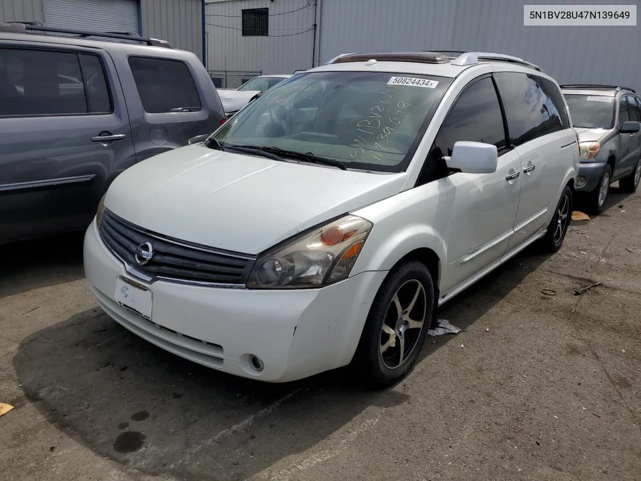 5N1BV28U47N139649 2007 Nissan Quest S