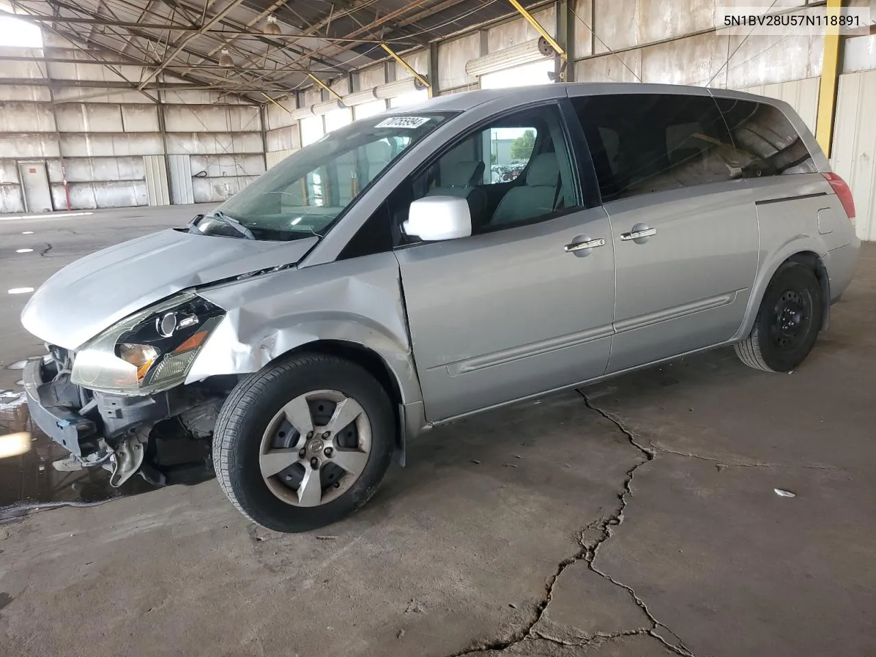 5N1BV28U57N118891 2007 Nissan Quest S