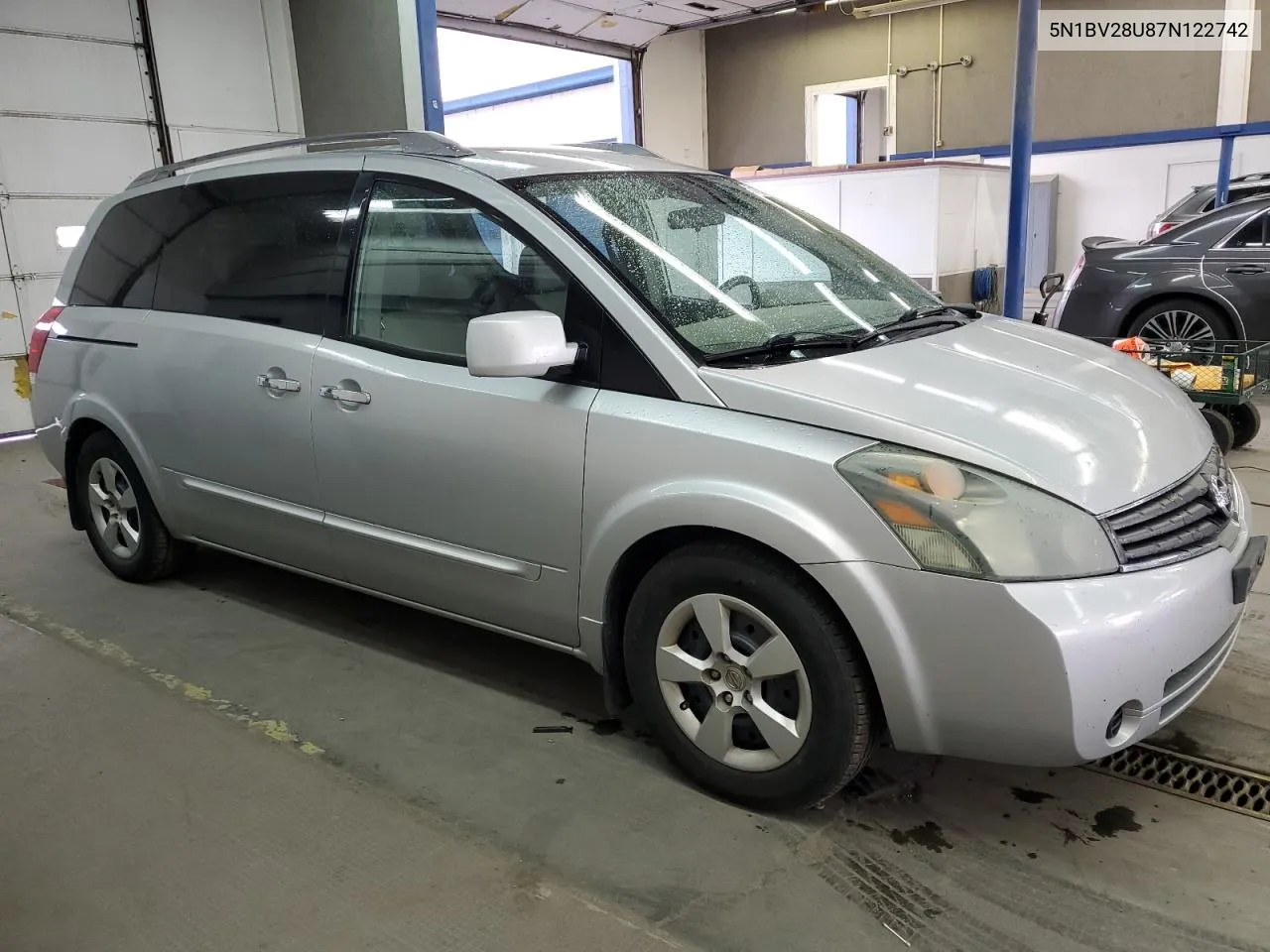 2007 Nissan Quest S VIN: 5N1BV28U87N122742 Lot: 71251554