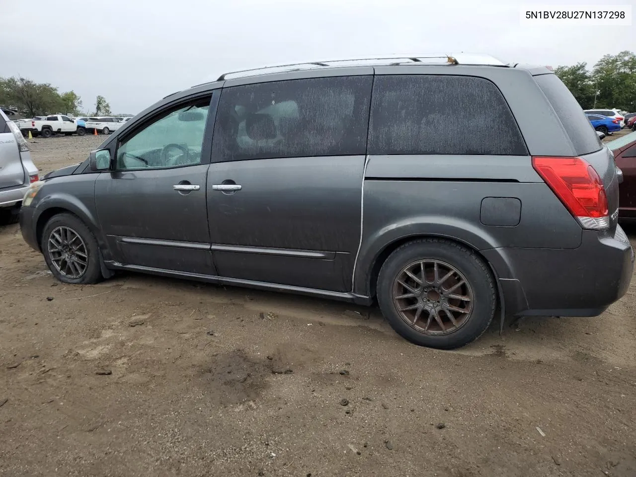 2007 Nissan Quest S VIN: 5N1BV28U27N137298 Lot: 71587304