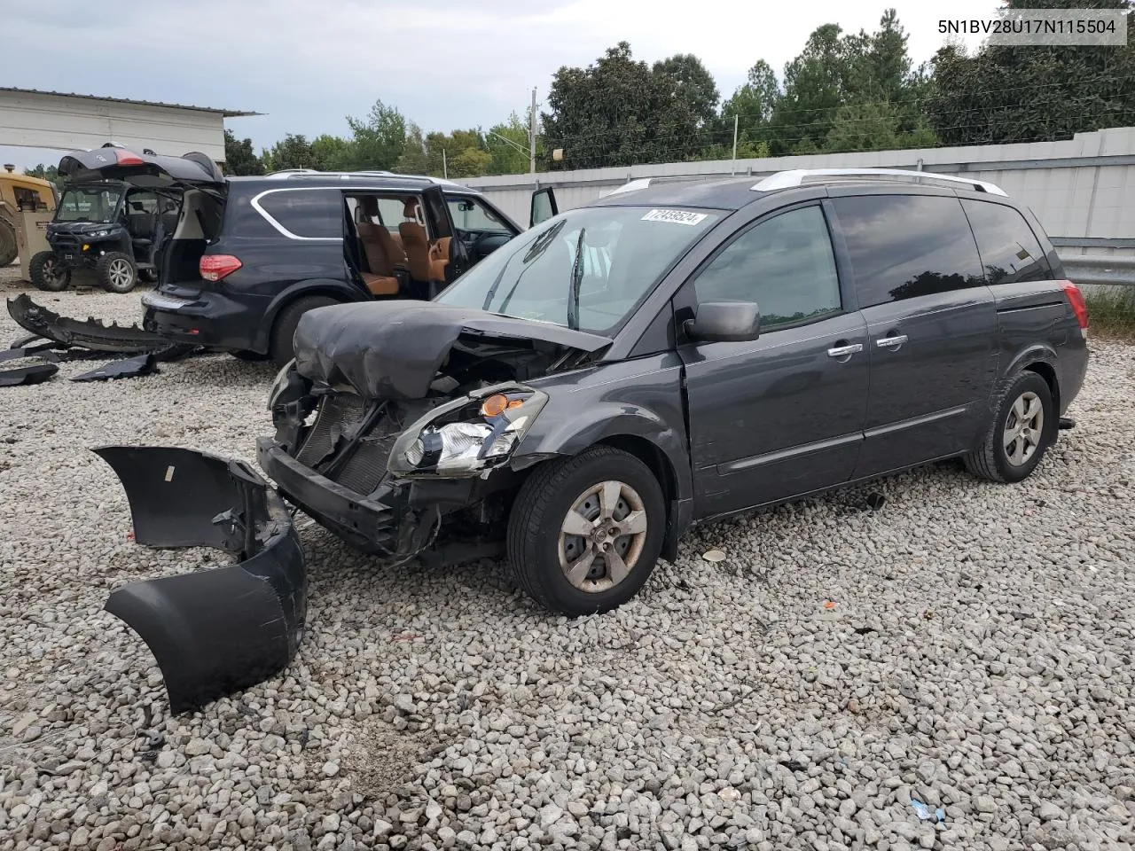 5N1BV28U17N115504 2007 Nissan Quest S