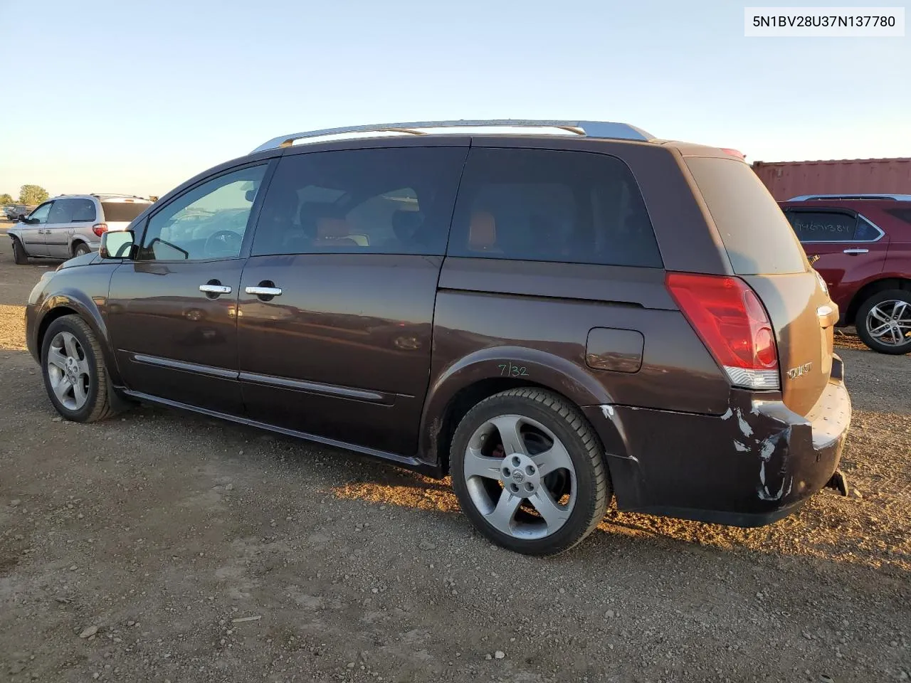 5N1BV28U37N137780 2007 Nissan Quest S