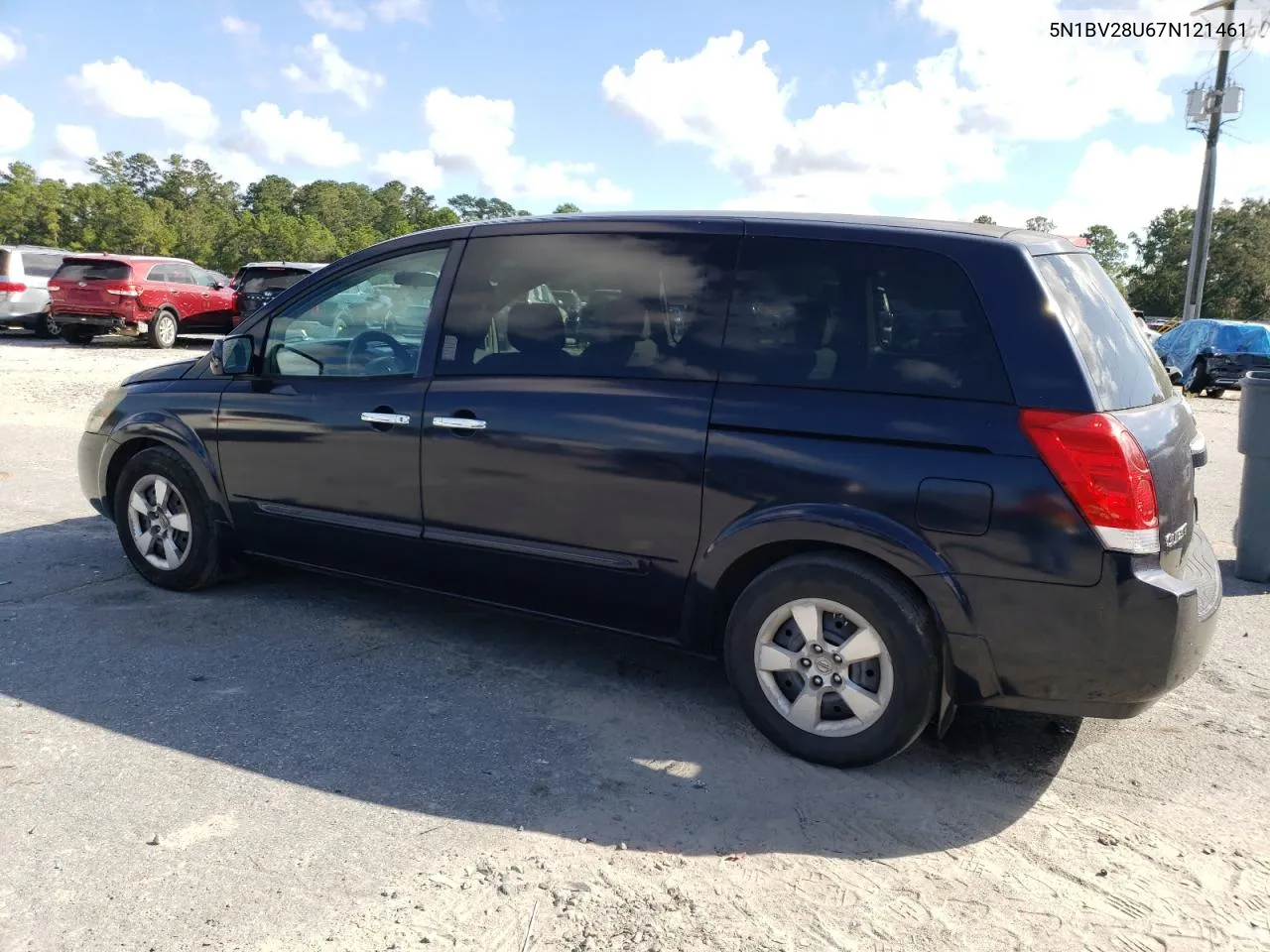 5N1BV28U67N121461 2007 Nissan Quest S