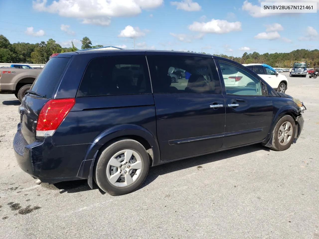 5N1BV28U67N121461 2007 Nissan Quest S