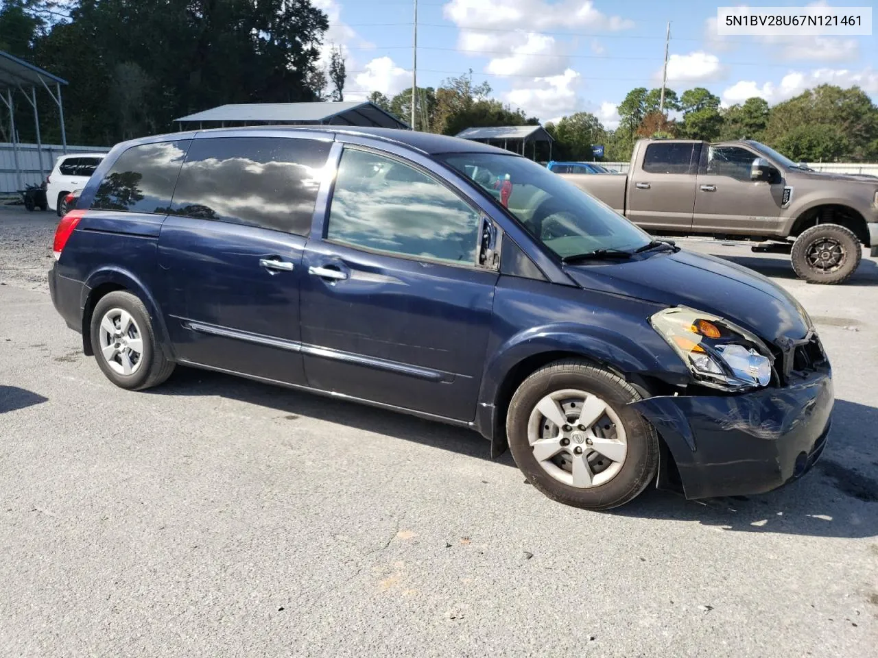 5N1BV28U67N121461 2007 Nissan Quest S