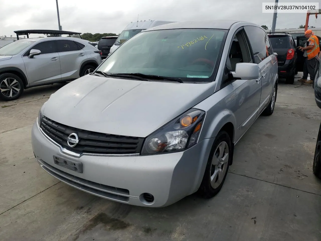 5N1BV28U37N104102 2007 Nissan Quest S